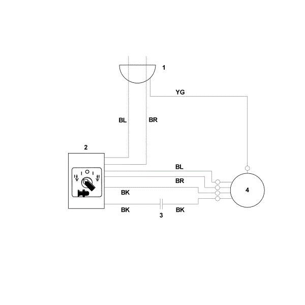 Slika H - Stikalna shema GE 35.1 L