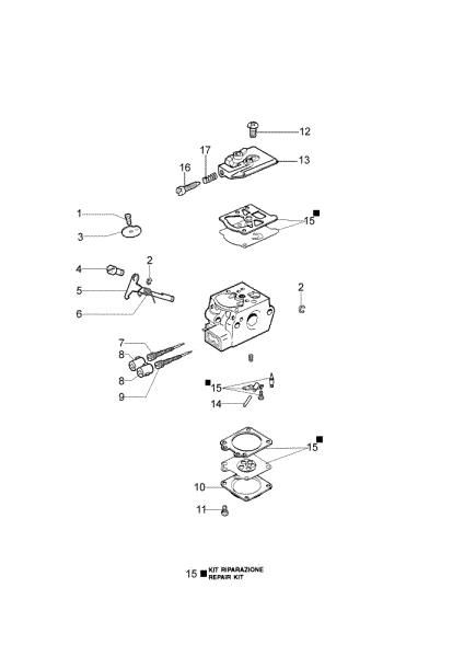 Carburetor WT-870 SPARTA 380 S (Euro2) Brushcutter