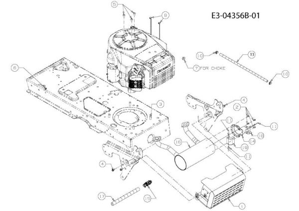 Engine KROSSER 92/16 H Cat. 2010 Garden tractor
