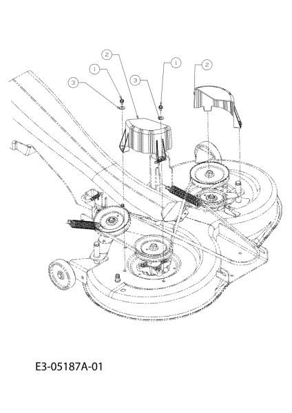 Belts guard KROSSER 105/17,5 H Cat. 2010 Garden tractor