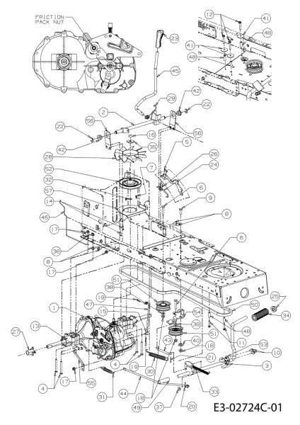 Transmission TORNADO 108/18,5 H Cat.2010 Garden tractor