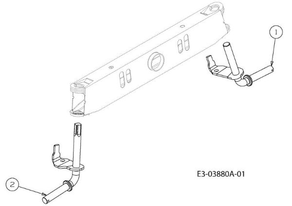 Front axle (2/2) KROSSER 92/13,5 T Cat.2010 Garden tractor