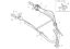 Handle-bar adjustable and control box MH 190R - MH 190RX (EN709) Rotary tiller