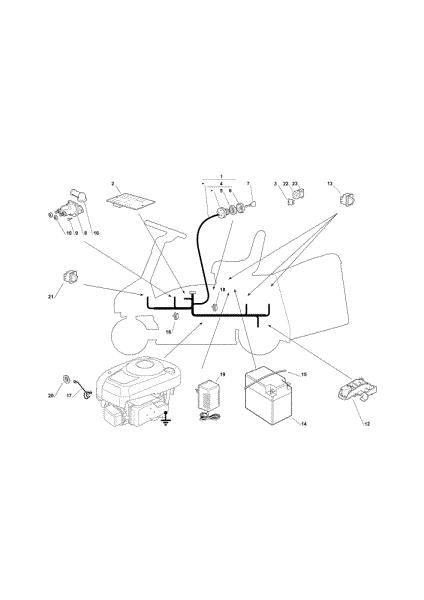 Electrical parts OM 63C/6,5V Cat.2011 Garden tractor