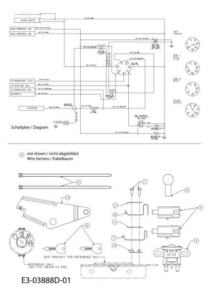 Electric diagram (1/2) KROSSER 80/12,5 T Cat.2011 Garden tractor