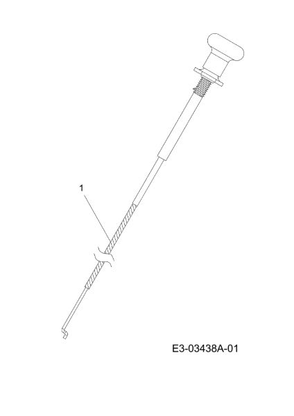 Starter cable KROSSER 105/22 H Cat. 2011 (13XXXXXX636) Garden tractor