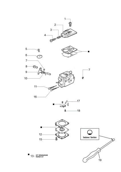 Carburetor WT-936A BV 270 BP Blower