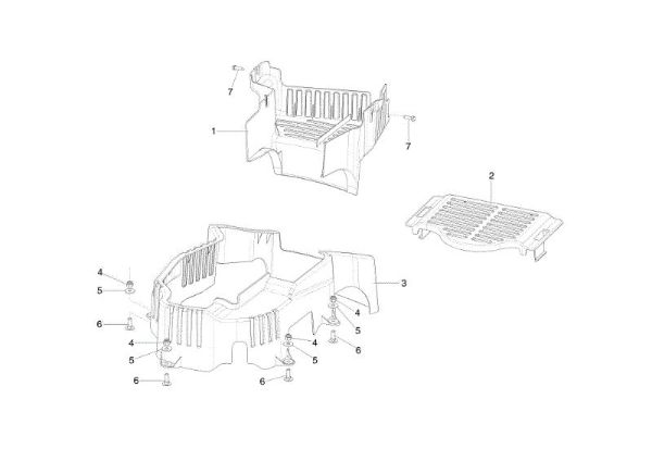 Belt guard MISTRAL 72/13 H (4in1) e EURO 5 Garden tractor
