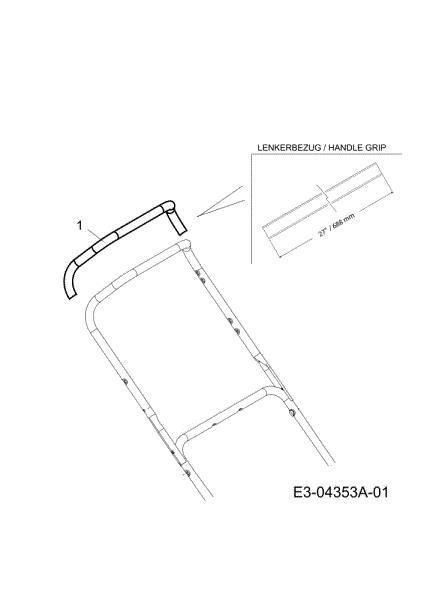 Handle guard G 55 VBX 4-IN-1 Cat. 2012 Lawnmower