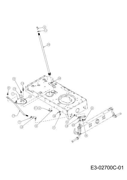 Steering assembly KROSSER 80/12,5 T Cat.2012 Garden tractor