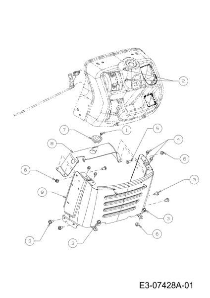 Dashboard (2/2) TORNADO 95/11,5 T Cat.2012 Garden tractor