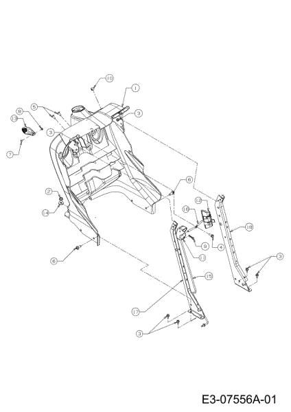Dashboard KROSSER 92/16 H Cat. 2012 Garden tractor