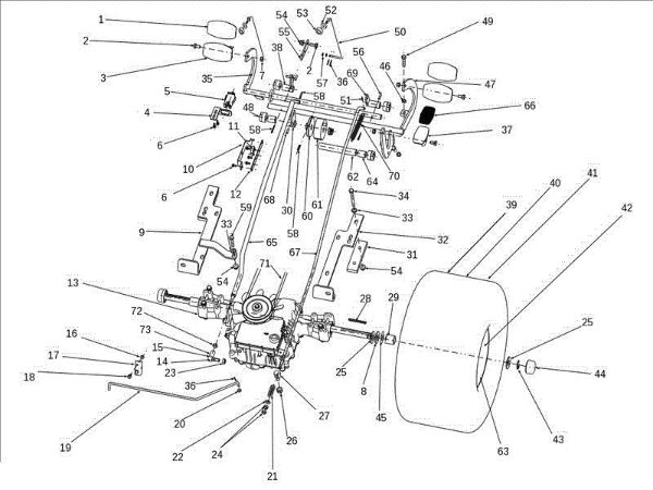 Transmission OM 106J/15,5H Cat.2012 Garden tractor