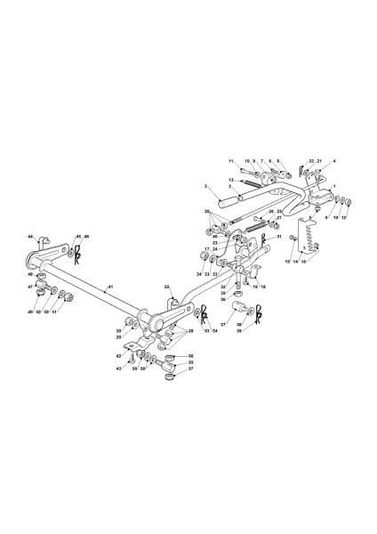Cutting plate lifting OM 101C/16K M Cat.2012 Garden tractor
