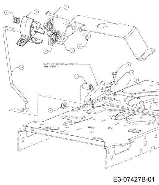 Pedals KROSSER 80/12,5 T Cat.2013 Garden tractor