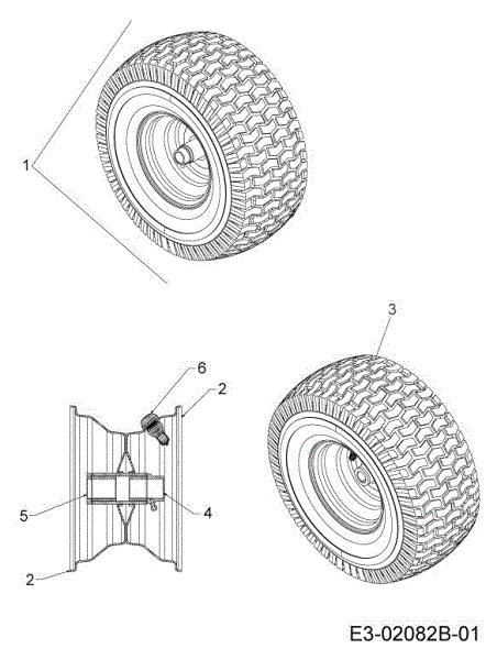 Front wheels KROSSER 80/12,5 T Cat.2013 Garden tractor