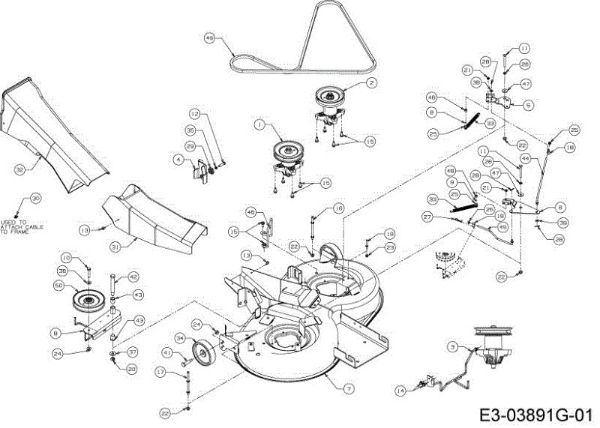 Cutting plate (1) KROSSER 92/13,5 T Cat.2013 Garden tractor