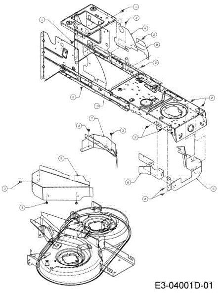 Belts guard KROSSER 92/13,5 T Cat.2013 Garden tractor