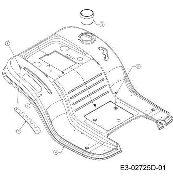 Rear body TORNADO 97/13 T Cat.2013 Garden tractor