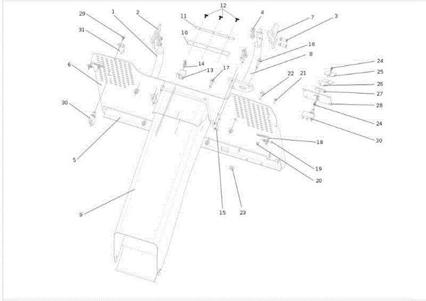 Chute and collector assy OM 106S/18H Cat.2013 Garden tractor