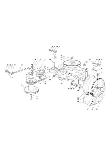 Transmission OM 72C/12,5KM Cat.2013 Garden tractor