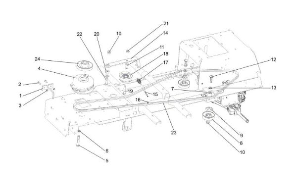 Clutch pulley OM 92S/13H Cat.2014 Garden tractor
