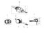 Crankshaft and piston MH 180 RKS (K800 H - SN T210) Rotary tiller