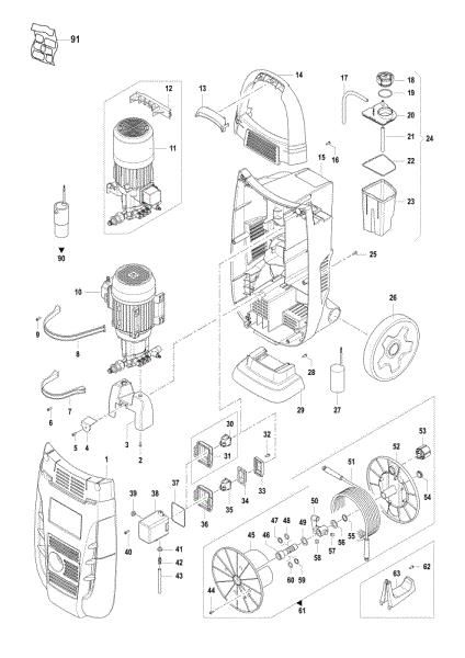 Deck PW 175 C High-pressure washer