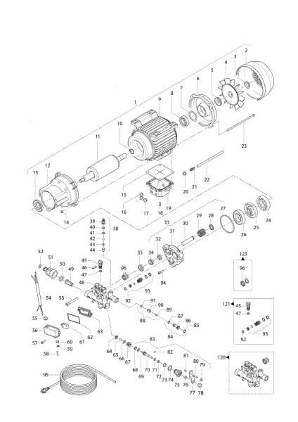 Engine PW 190 C High-pressure washer