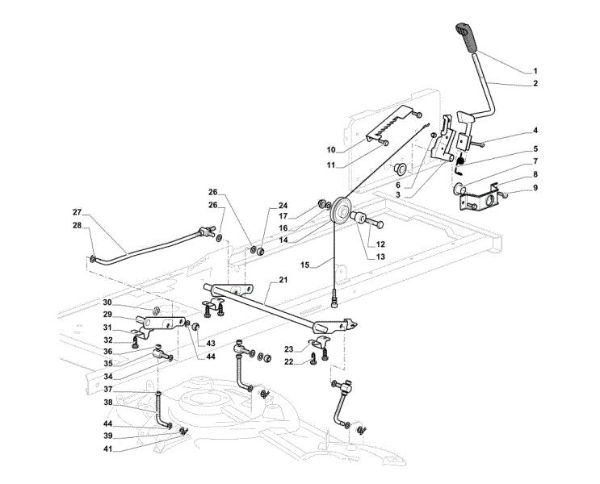 Cutting plate lifting OM 108L/18,5 H Cat. 2015 Garden tractor