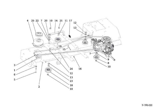 Clutch pulley OM 92/16H Cat. 2015 Garden tractor