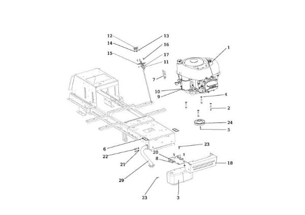 Engine OM 106/16 KH (K1600AVD) Cat. 2016 Garden tractor