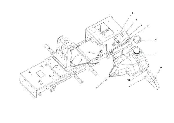Tank OM 106/16 KH (K1600AVD) Cat. 2016 Garden tractor