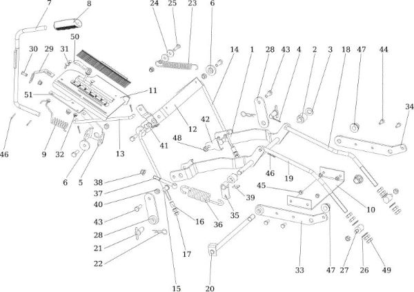 Mowing control OM 124/22 H Cat. 2016 Garden tractor