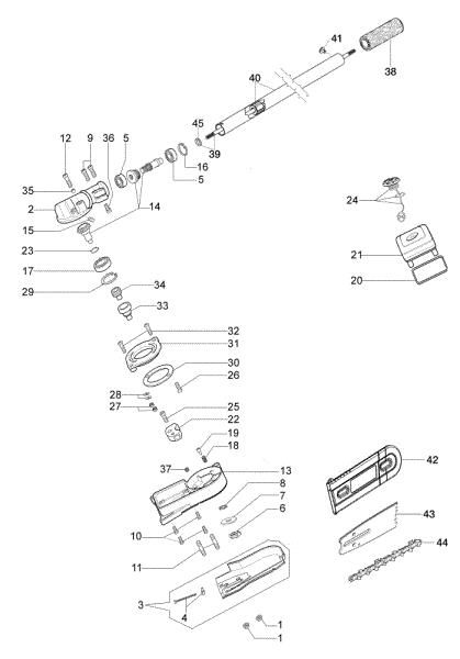 Pole pruner Application (Pole pruner) BC 240 D (Ø24/26)