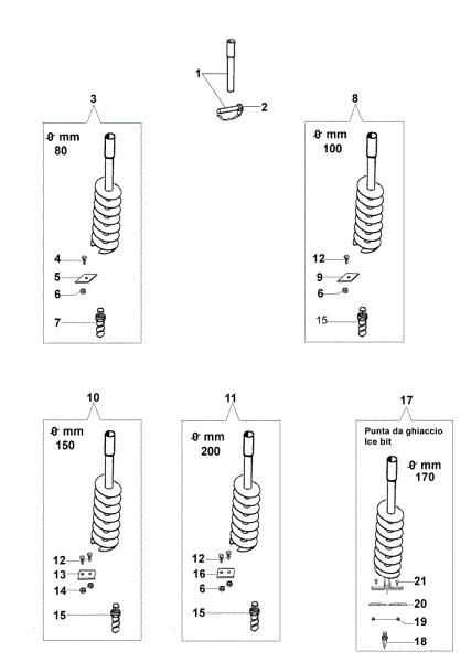 Drills MTL 51 Euro 2 (CN) Earth auger
