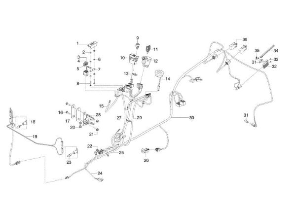 Electrical parts OM 105/17,5 H Cat. 2017 Garden tractor