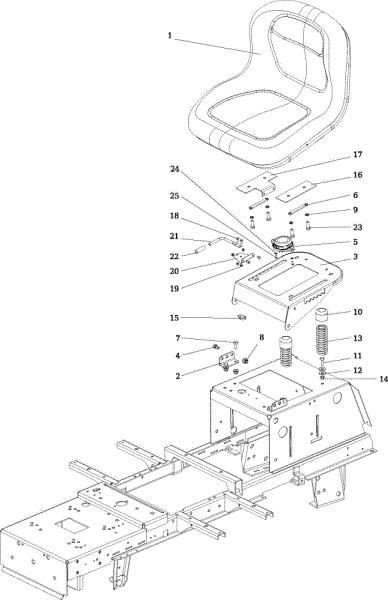 Hood (1/2) OM 106/22 H Cat. 2017 Garden tractor