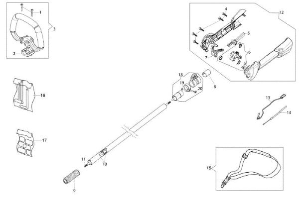 Transmission BC 241 HL Hedgetrimmer