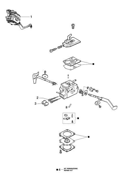 Carburetor Power unit BC 241 D (Ø 24/26 mm)