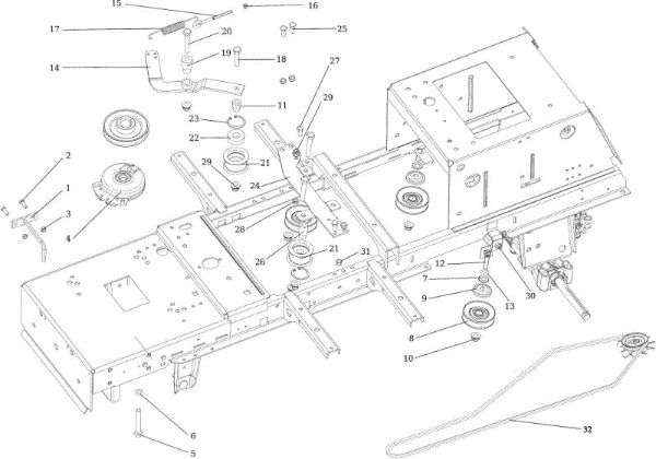 Clutch OM 124/24 KH (K2400AVD V-Twin) Cat. 2018 Garden tractor