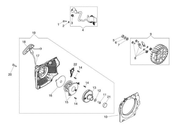 Ignition system GS 651 (EURO 5) Chainsaw