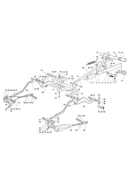 Cutting plate lifting OM 123/22 V Cat. 2019 Garden tractor