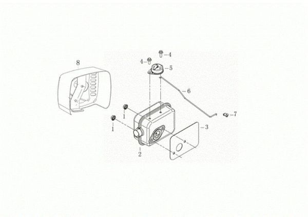 Muffler G 53 PK COMFORT SD (K 805) EURO 5 Lawnmower