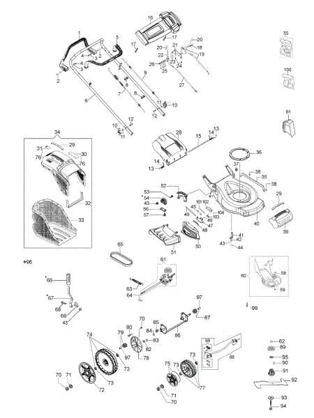 Illustrated parts list G 53 VK ALLROAD PLUS 4 (K805) EURO 5 Lawnmower