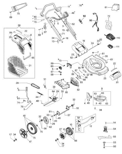Complete illustrated parts list G 53 TBXE ALLROAD PLUS 4 EURO 5 Lawnmower