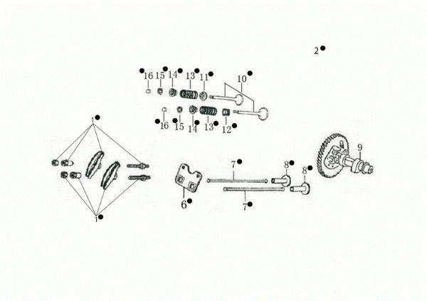 Valves WB 65 (K1100 H) Flail mowers
