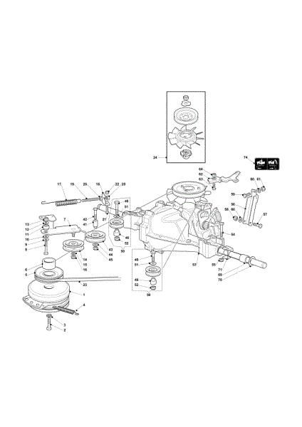 Transmission OM 93/16,5 Cat. 2020 Garden tractor
