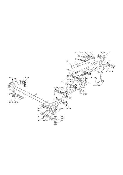 Cutting plate lifting OM 93/16,5 Cat. 2020 Garden tractor