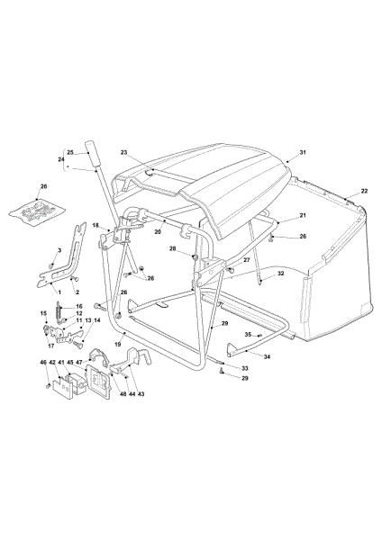 Grassbag OM 103/21 Cat. 2020 Garden tractor
